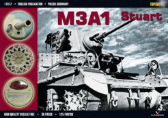 11017 -Kalkomania Fotosnjper M5A1 STUART  M3A1 Stuart