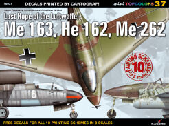 37-Last Hope of the Luftwaffe: Me 163, He 162, Me 262 (decals)