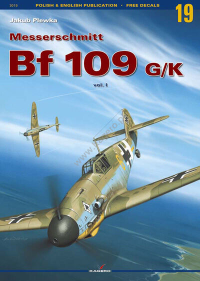 3019 - Messerschmitt Bf 109 G/K (bez kalkomanii)