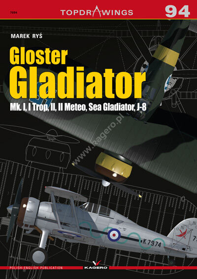 7094 - Gloster Gladiator Mk. I, I Trop, II, II Meteo, Sea Gladiator, J-8