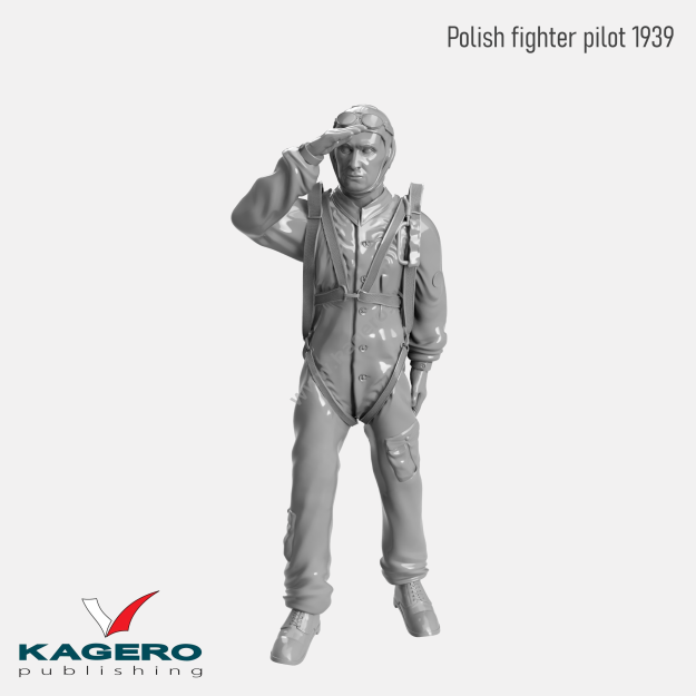 Fig01 - Polski pilot myśliwca 1939. Skala 1/48