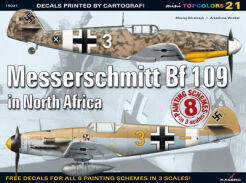 21 - Messerschmitt Bf 109 in North Africa (kalkomania)