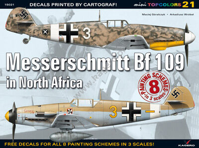 15021 - Messerschmitt Bf 109 in North Africa (kalkomania)