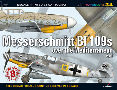 34 - Messerschmitt Bf 109s over the Mediterranean Part I (kalkomania)