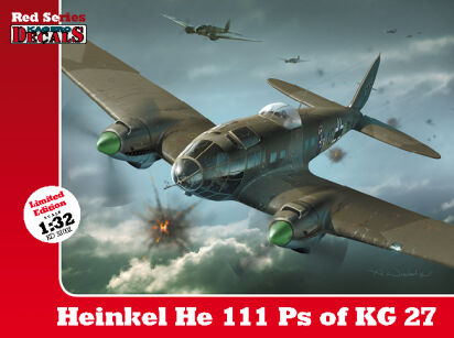 32002 - 1/32 Heinkel He 111 Ps of KG 27 (kalkomanie)