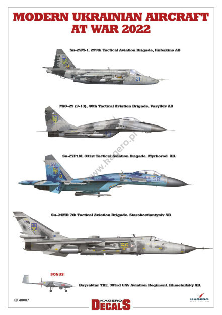 48007 - Modern Ukrainian Aircraft at War 2022